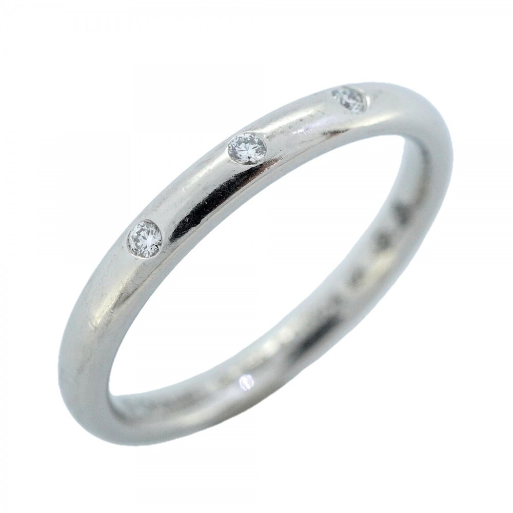CHANEL Silver Diamond Ring